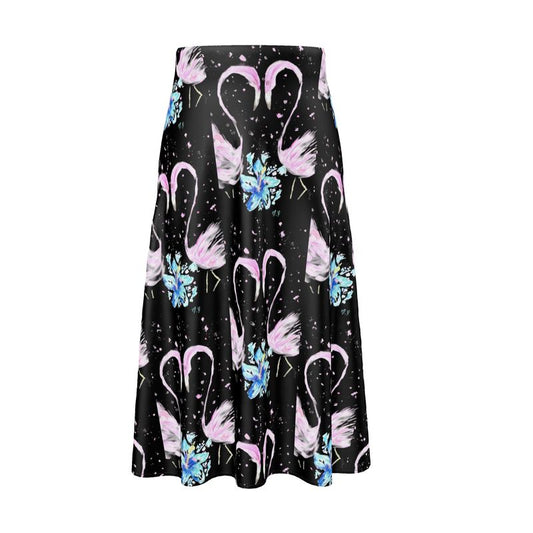 Tropical Nocturne - Midi Skirt
