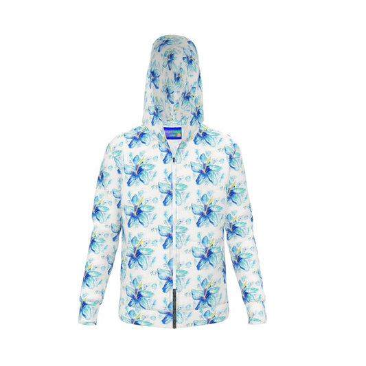 Blue Hibiscus Hoodie