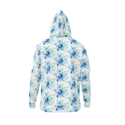 Blue Hibiscus Hoodie