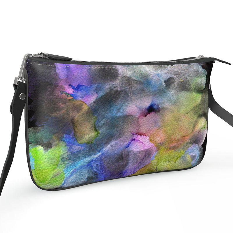 Dark Winds - Leather Pochette Crossbody Bag