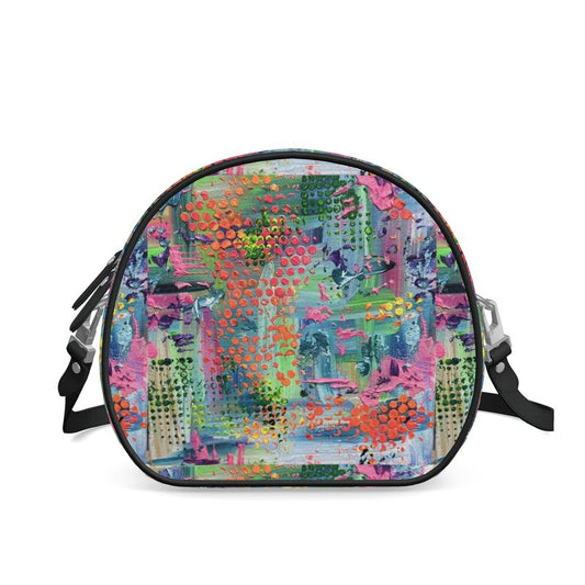 Bright Happy Round Leather Purse
