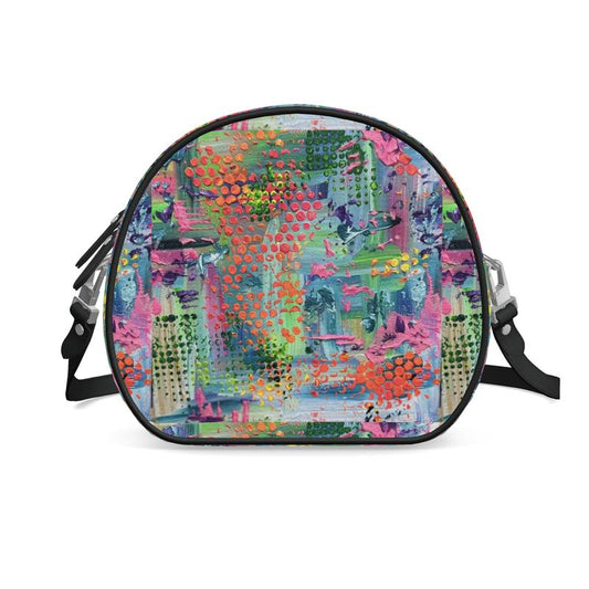 Bright Happy - Round Leather Purse