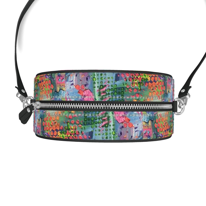 Bright Happy Round Leather Purse