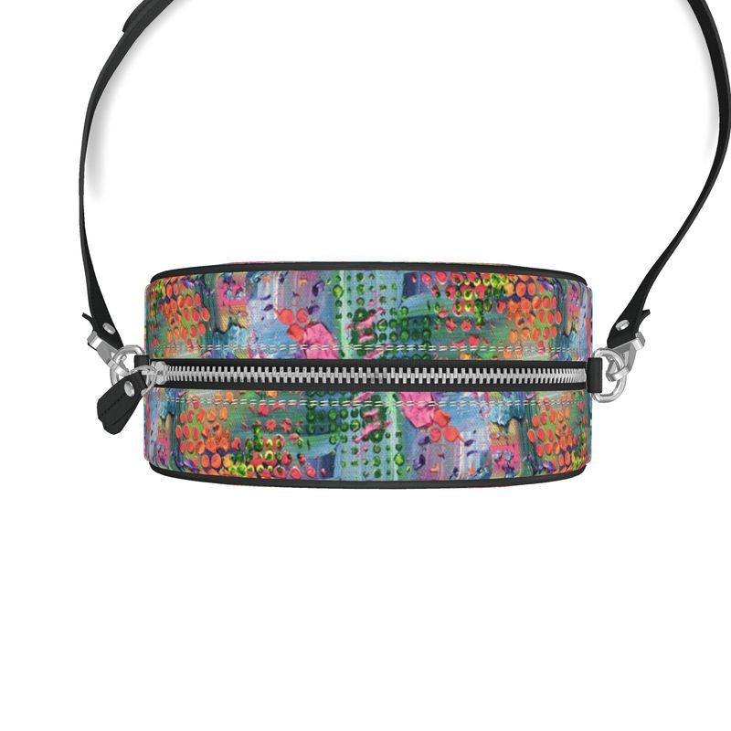 Bright Happy Round Leather Purse