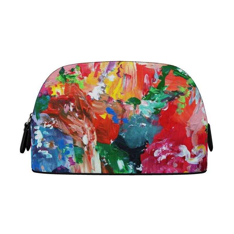 City Lights Leather Makeup Pouch