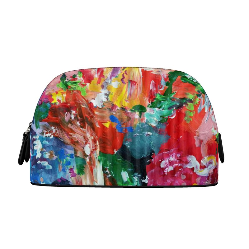 City Lights Leather Makeup Pouch