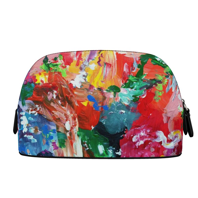 City Lights Leather Makeup Pouch
