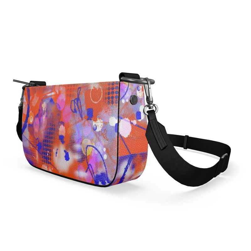 Chromatic Tension - Leather Zip Box Bag