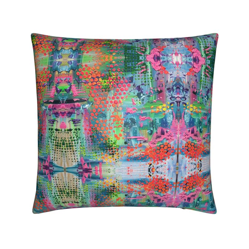 Bright Happy Throw Pillow