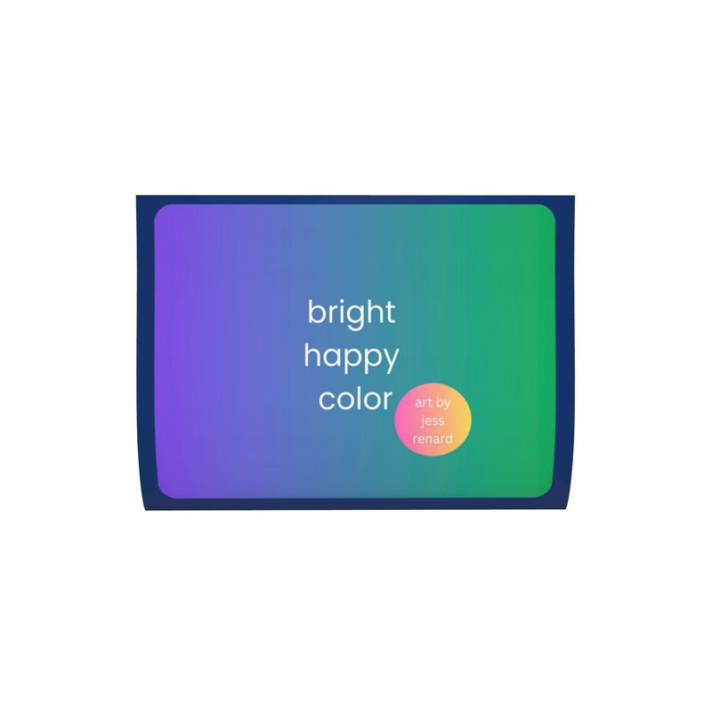 Bright Happy Throw Pillow