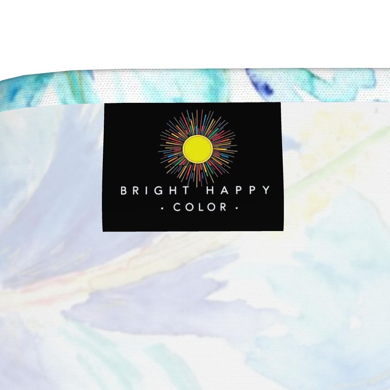 Blue Hibiscus Dog Bandana