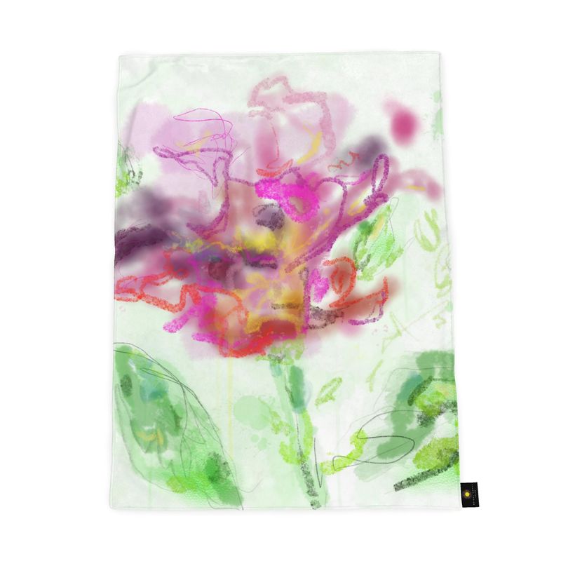 Pop of Pink Throw Blanket