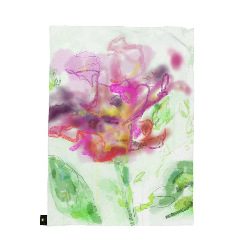 Pop of Pink Throw Blanket