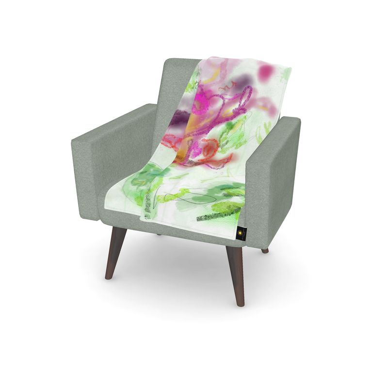 Pop of Pink Throw Blanket