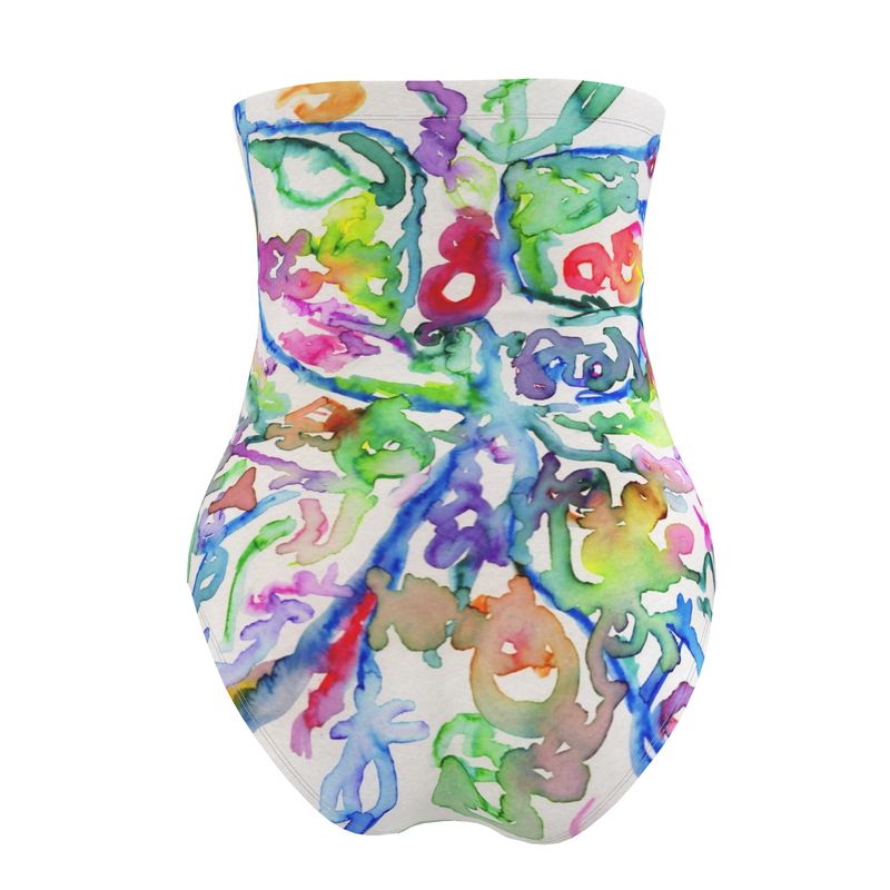 Ethereal Butterfly - Strapless Swimsuit