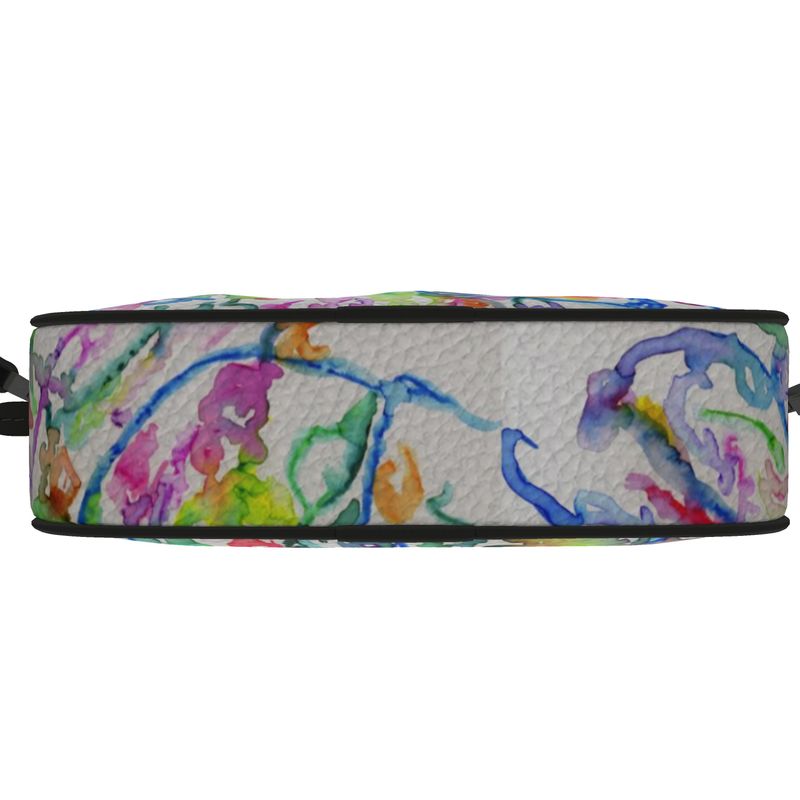 Ethereal Butterfly - Leather Crossbody Camera Bag