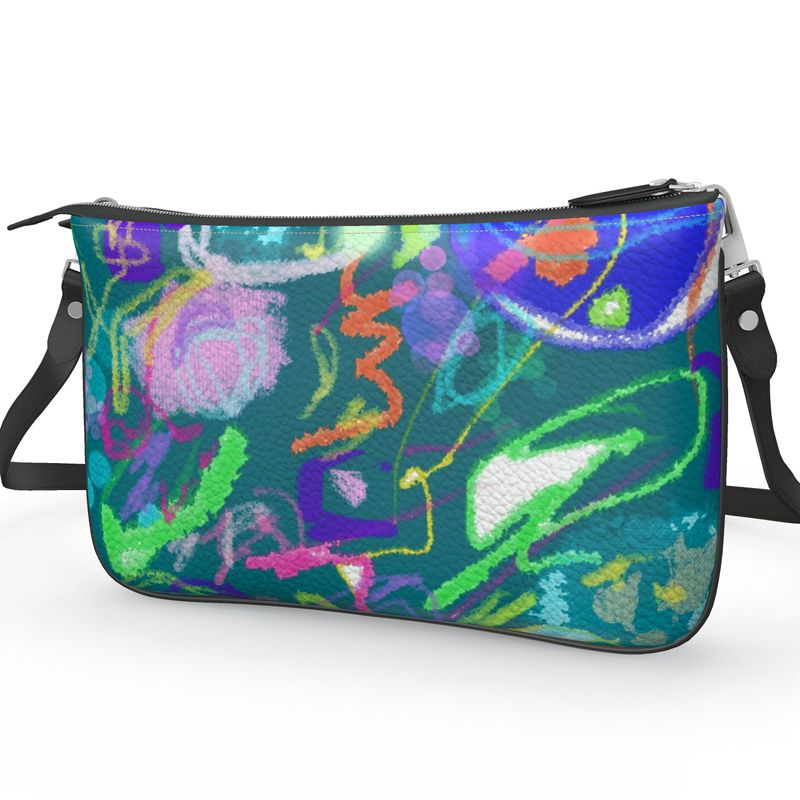 Crayon Anarchy - Leather Pochette Crossbody Bag