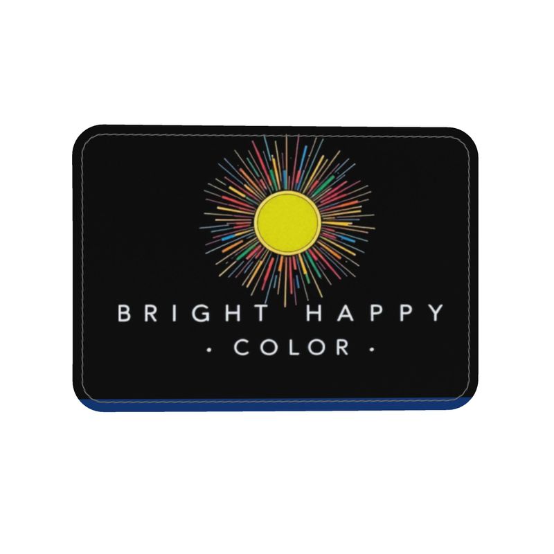 Hibiscus in Blue - Leather Tote