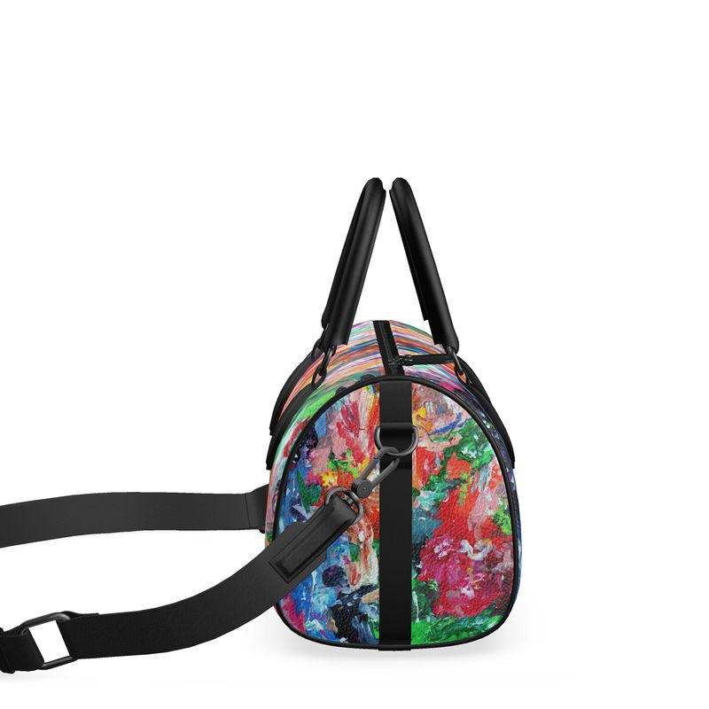 City Lights - Leather Barrel Bag