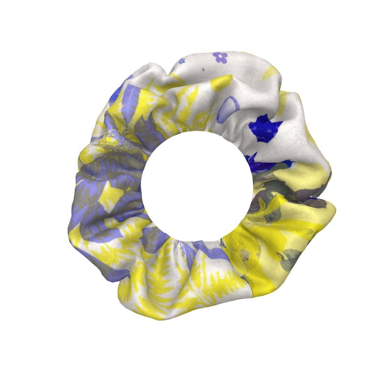 Mediterranean Dreams - Crushed Velour Scrunchie Trio