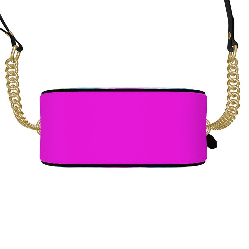 Color Doesn’t Perch - Limited Edition Leather Round Box Bag