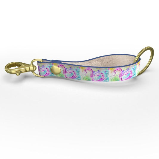 Color Doesn’t Perch - Event Exclusive Leather Wrap Keychain