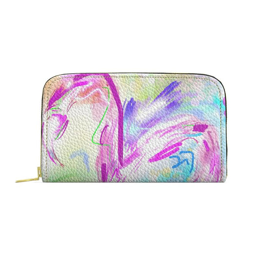 Color Doesn't Perch - Limited Edition Leather Zip Wallet