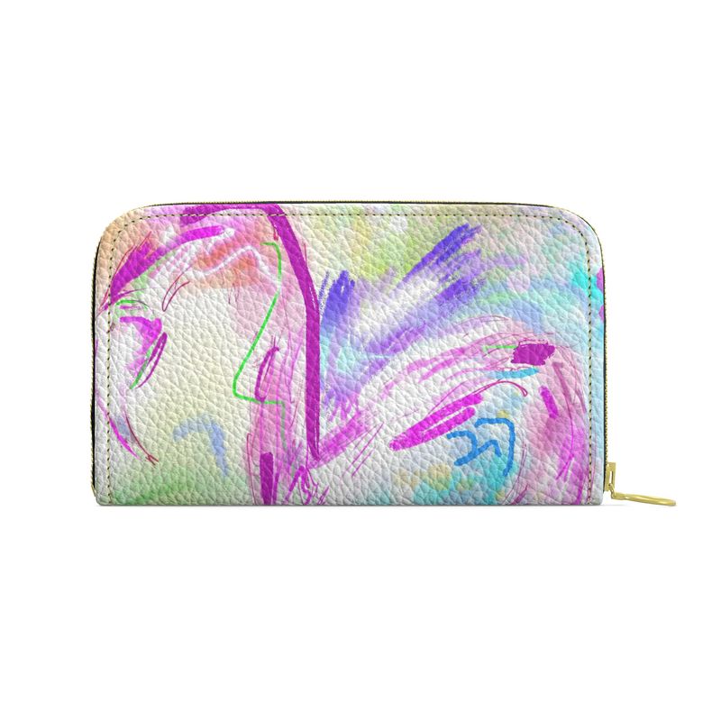 Color Doesn't Perch - Limited Edition Leather Zip Wallet