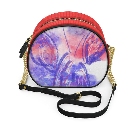 Electric Lobster - Leather Round Box Bag