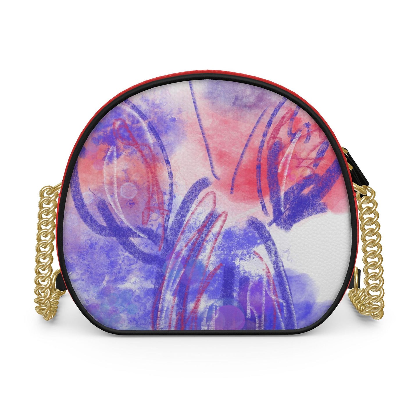 Electric Lobster - Leather Round Box Bag