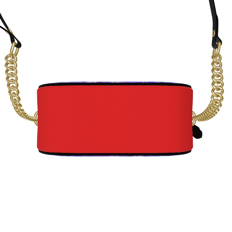 Electroc Lobster - Round Leather Crossbody Bag