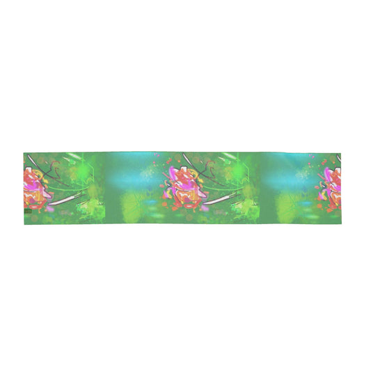 Emerald Interference - Silk Scarf