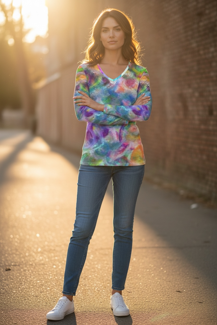 Bright Happy Ladies Tee Shirt