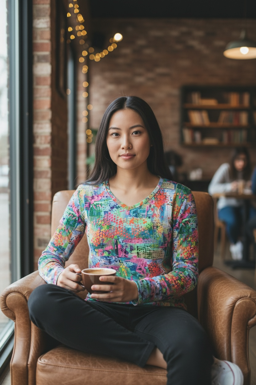Before and After and After Ladies Tee Shirt