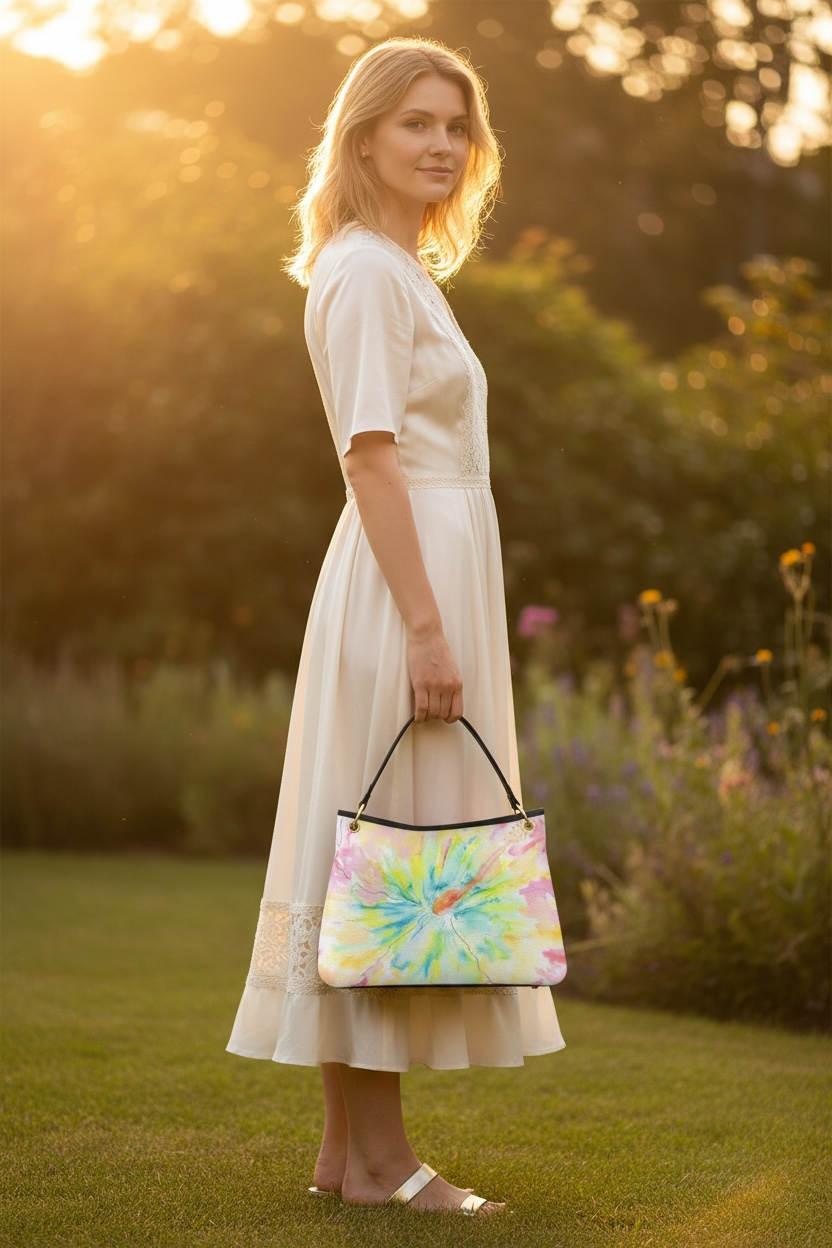 Aloha Fever - Leather Slouch Bag