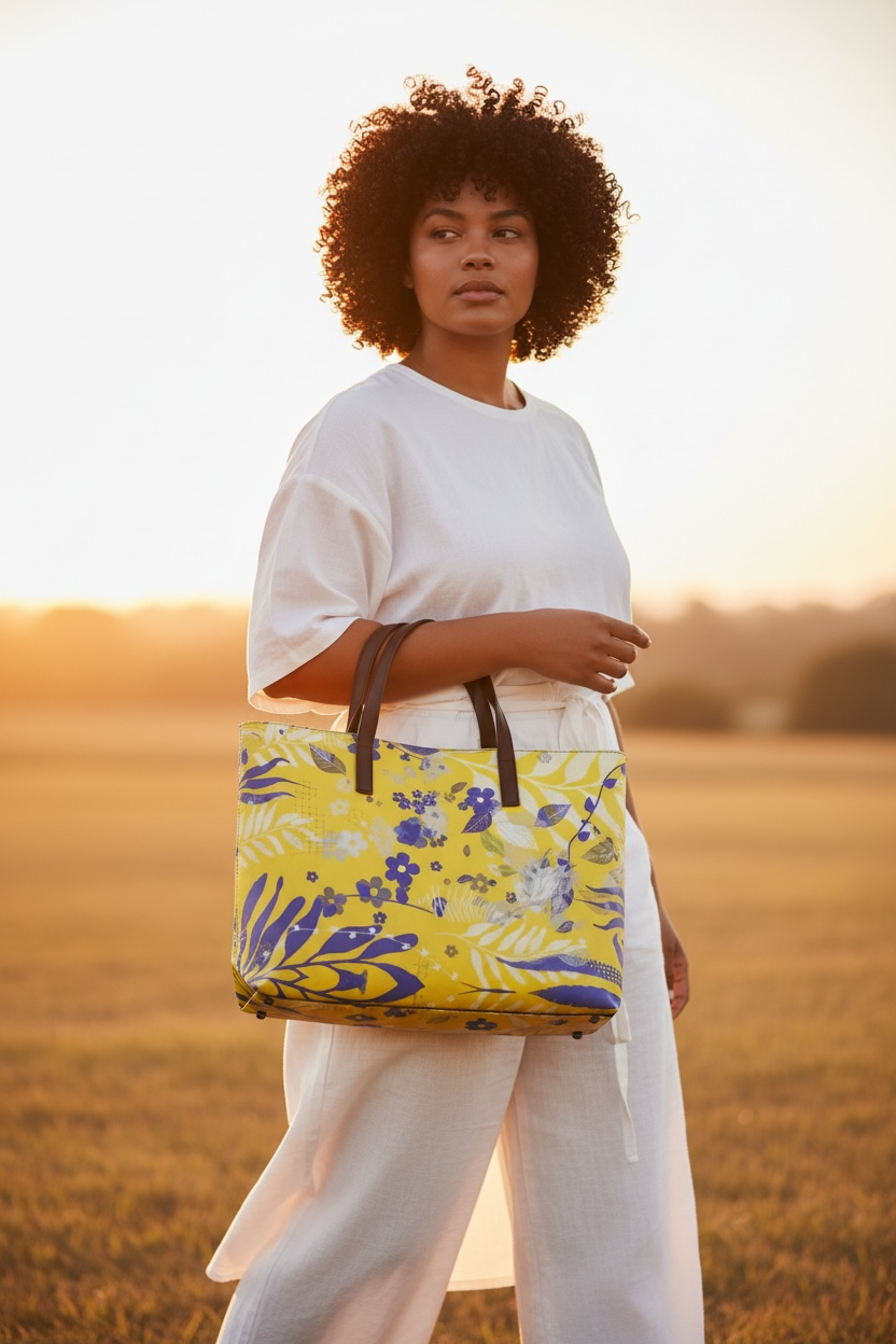 Limoncello - Leather Tote