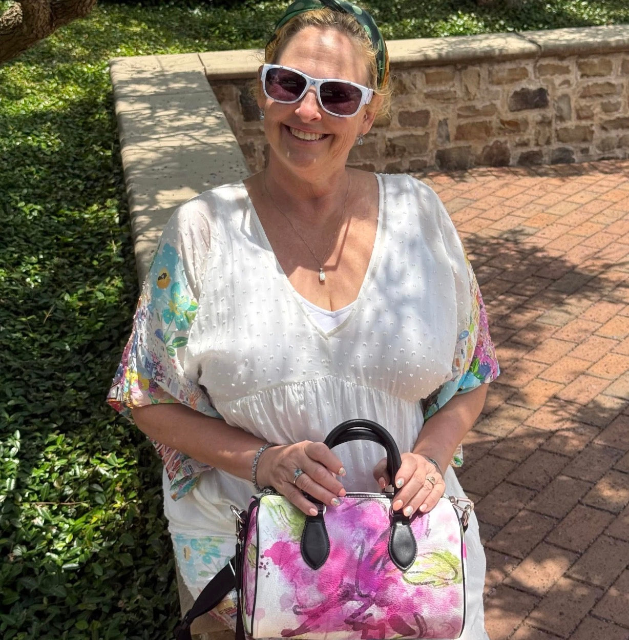 Blue Hibiscus Sunnies