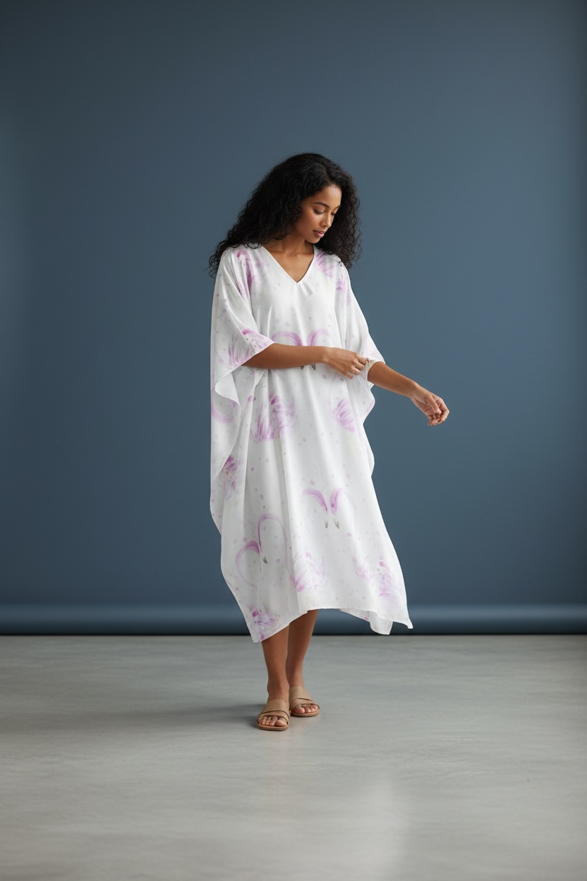 Flamingos in Love - Caftan