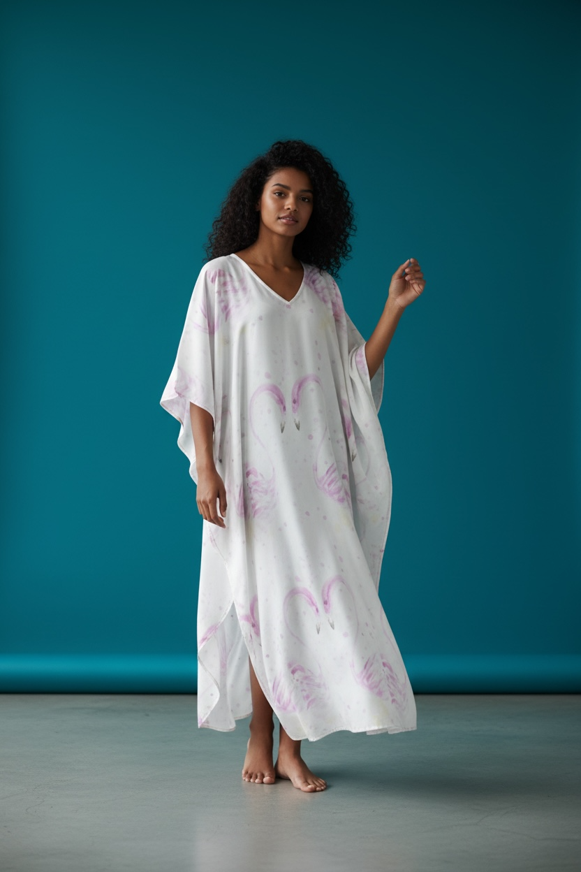 Flamingos in Love - Caftan