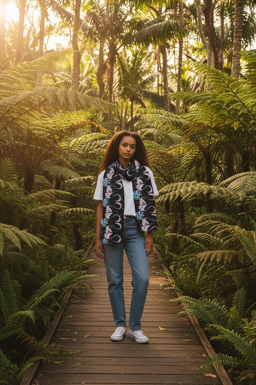 Tropical Nocturne - Scarf