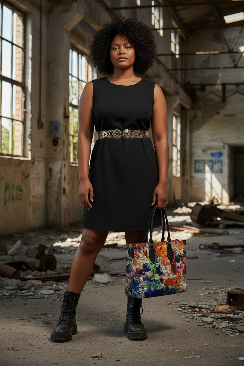 Urban Strata - Leather Shopper Tote