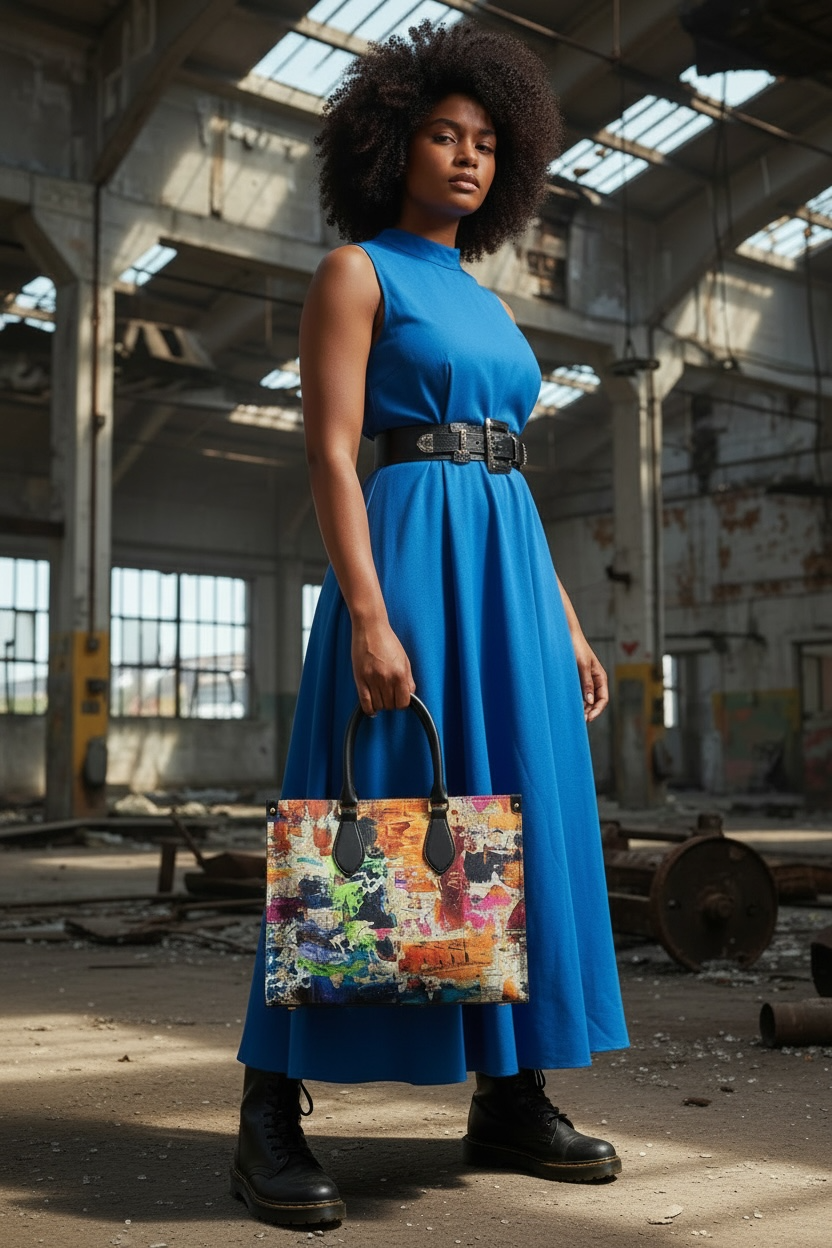 Urban Strata - Leather Shopper Tote